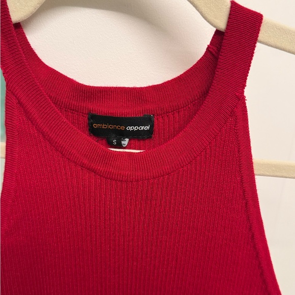 Red Mini Dress - Picture 4 of 6